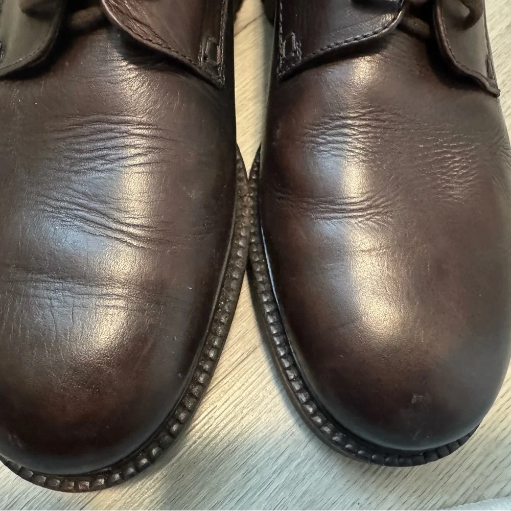 🔥Coach Dark Brown Leather Men's Oxfords Sz 13 D in EXCELLENT CONDITION 🔥